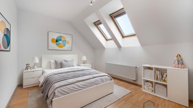 Prodej podkrovního bytu 4+kk a dvě garážová stání v Olomouci